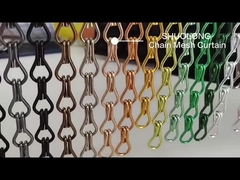 Pantalla de cadena de aluminio de la mosca