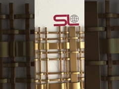 Malla de alambre tejida decorativa