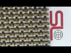 Malla de alambre tejida decorativa