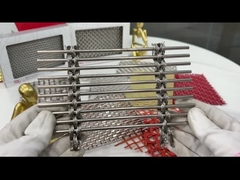 8mm Decor de alambre tejido cortina libre de aceite resistente a altas temperaturas