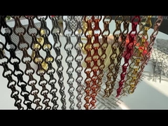 17mm Cobalt Color Decorativo Cadenas de Enlace Cortinas Fly Screens para Puertas