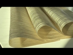 0.9mm alambre pintado tejido de metal tejido laminado vidrio antifire 1,76 kg/m2