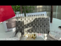 Tejido de acero inoxidable de malla de pantalla decorativa arquitectónica SGS 4,5 mm de espesor