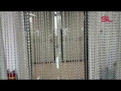 Pantalla para moscas de cadena de aluminio