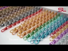 Pantalla para moscas de cadena de aluminio