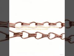 Fácil instalación y buena ventilación de aluminio de la cadena de mosca de pantalla con rieles y otros accesorios incluidos