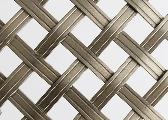 El panel 1.2-5.0m m Mesh For Interior de acero arquitectónico/decoración exterior