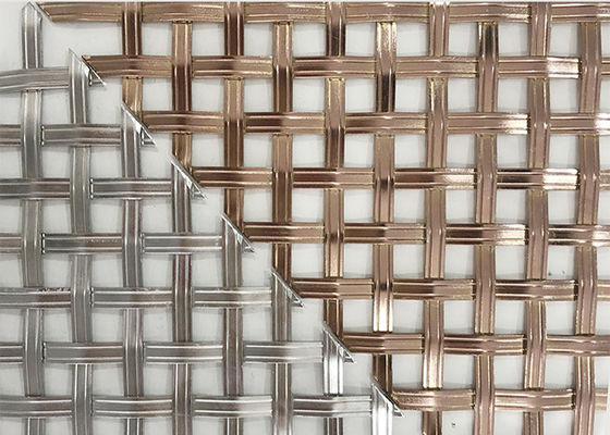 Diámetro arquitectónico de Mesh Panels 0.8m m del alambre de la armadura llana