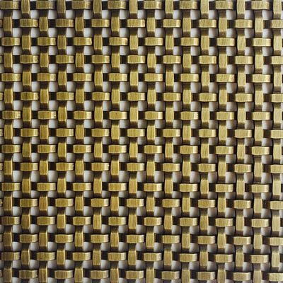 Acero inoxidable Decorativa malla de alambre tejido para longitud 30m-100m en instalaciones de arte para puertas de armarios de muebles