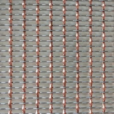 Pantallas de rejilla de agujeros cuadrados decorativos de plata pulida para proyectos residenciales ecológicos