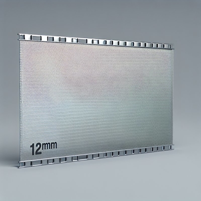 Cortina de malla arquitectónica de aleación de aluminio de 12 mm para fachadas de edificios