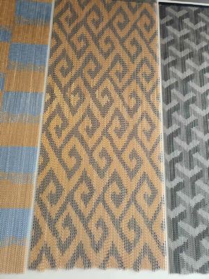 Mosquitera de cadena de aluminio personalizada con rieles y otros accesorios