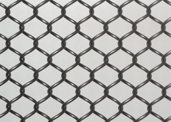 Alambre Mesh Curtain Aluminum Alloy de la chimenea de Grey Architectural Metal 10m