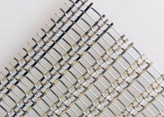 Odm laminado de cristal de la tela de Mesh Anti Alkali Woven Metal del alambre de 0.5m m