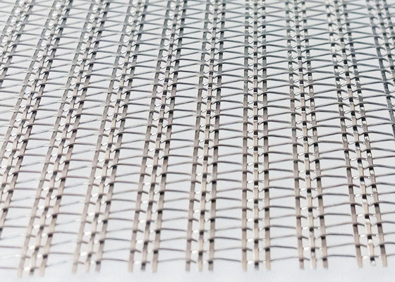Odm laminado de cristal de la tela de Mesh Anti Alkali Woven Metal del alambre de 0.5m m