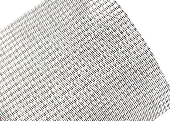 Vidrio azul decorativo de lujo del color con el metal Mesh Interlayer Plain Woven
