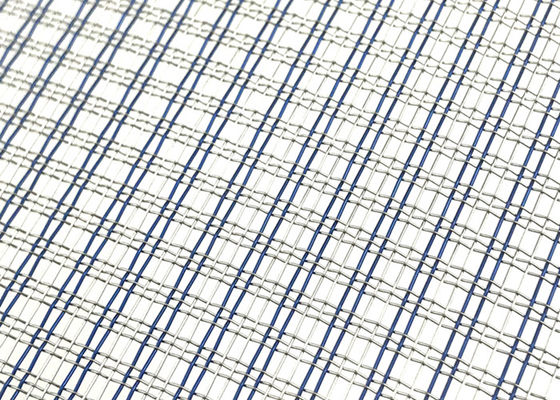 El vidrio coloreado flexible laminó el alambre Mesh Metal Fabrics