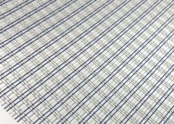 El vidrio coloreado flexible laminó el alambre Mesh Metal Fabrics