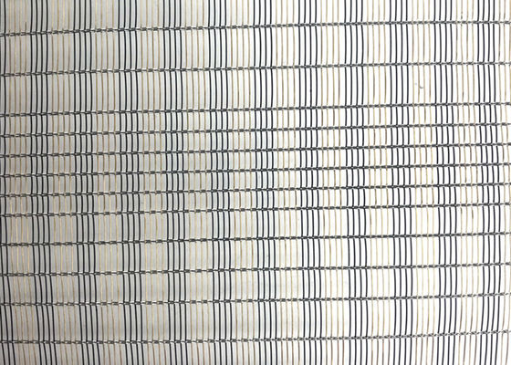 Anchura fina decorativa ultra fina de Mesh Laminated Glass Fabrics los 2.5m del metal