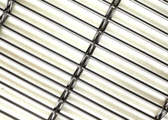 Abertura arquitectónica de Mesh Facade Using el 67% del metal del cable flexible de los Ss 316