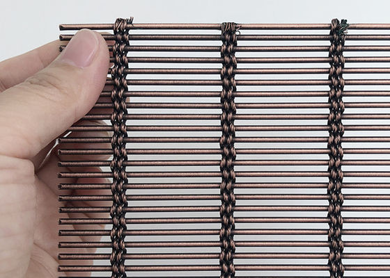 Acero inoxidable de cobre antiguo Mesh Decorative Metal Partition Screen arquitectónico