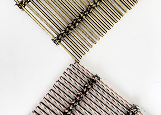 Acero inoxidable de cobre antiguo Mesh Decorative Metal Partition Screen arquitectónico