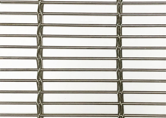 Revestimiento de acero inoxidable arquitectónico de Ss316 Mesh Flexible Builing Wire Facade