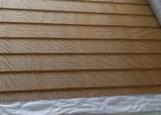 Color 316l Mesh Decorative Paint Metal Partition arquitectónico de acero inoxidable de Golded