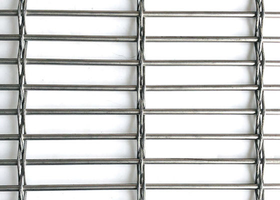 Ss304 tejidos atan con alambre a Mesh Metal Stair Safety arquitectónico de acero inoxidable