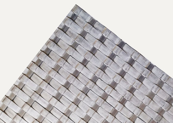El alambre tejido plano de aluminio Mesh Panels los 3.0m para el techo ignifuga