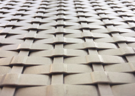 El alambre tejido plano de aluminio Mesh Panels los 3.0m para el techo ignifuga