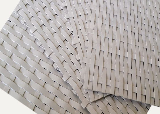 El alambre tejido plano de aluminio Mesh Panels los 3.0m para el techo ignifuga