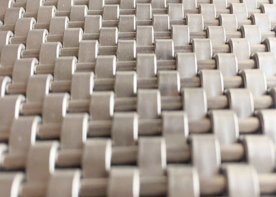 316SS Mesh Panels de acero tejido elevador decorativo los 6m Max Length