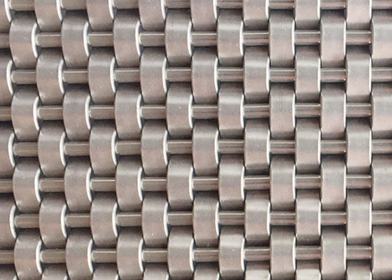 316SS Mesh Panels de acero tejido elevador decorativo los 6m Max Length