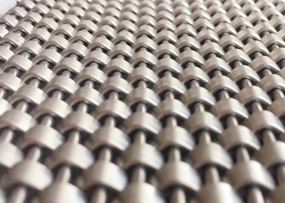 316SS Mesh Panels de acero tejido elevador decorativo los 6m Max Length