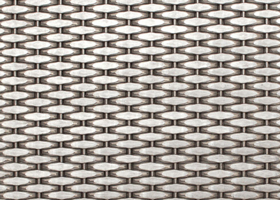 Alambre tejido decorativo Mesh Panels del metal los 31.5m Max Width Non Rusting