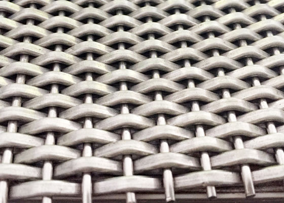 Longitud tejida de acero decorativa de la malla el 15m del elevador de Mesh Panels SS316L del alambre