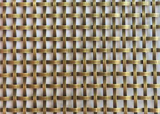 Alambre protector Mesh Grilles For Decoration de la perforación rectangular los 30mx1m