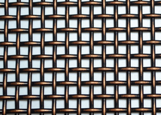 Alambre protector Mesh Grilles For Decoration de la perforación rectangular los 30mx1m