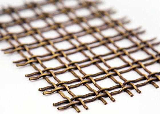 alambre decorativo Mesh Grilles Stainless Steel Metal Mesh For Partitions de 3.3m m