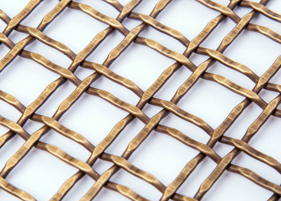 alambre decorativo Mesh Grilles Stainless Steel Metal Mesh For Partitions de 3.3m m