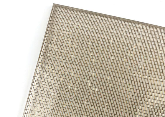 Vidrio laminado de cristal de cobre de Mesh Metal Fabric For Art del alambre