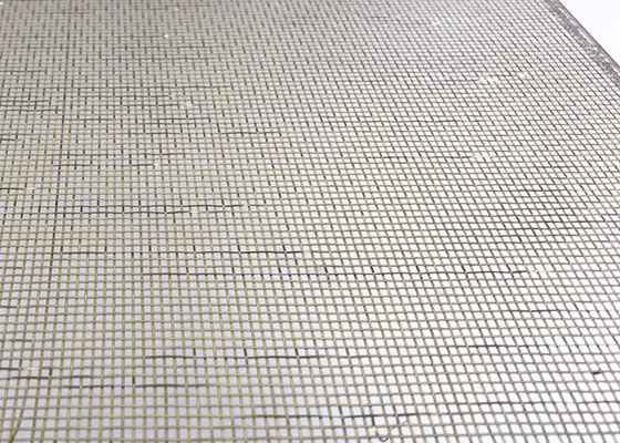 Vidrio laminado de cristal de cobre de Mesh Metal Fabric For Art del alambre