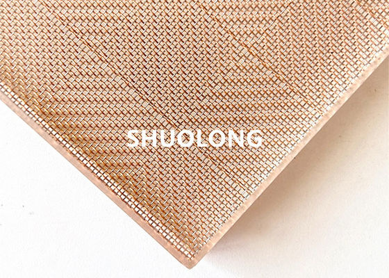 Alambre resistente de alta temperatura Mesh Customized Size del vidrio laminado