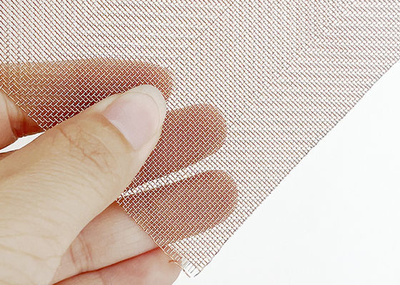 El vidrio de cobre fino arquitectónico laminó el alambre Mesh For Tempered Glass