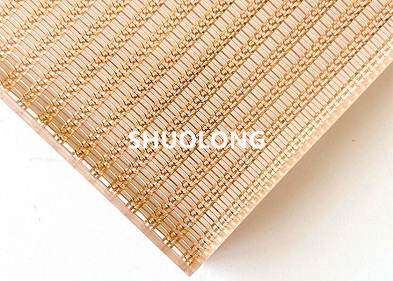 Mesh For Laminated Glass arquitectónico decorativo de bronce fino