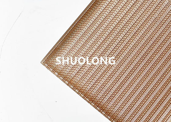 Mesh For Laminated Glass arquitectónico decorativo de bronce fino