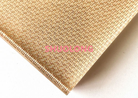 Alambre de cobre decorativo Mesh For Art Laminated Glass del color de bronce