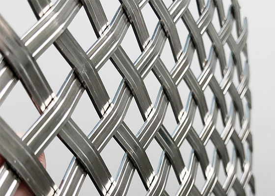 Diámetro arquitectónico de Mesh Panels 0.8m m del alambre de la armadura llana