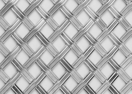 longitud Mesh Fireproof arquitectónico de acero inoxidable de los 30m